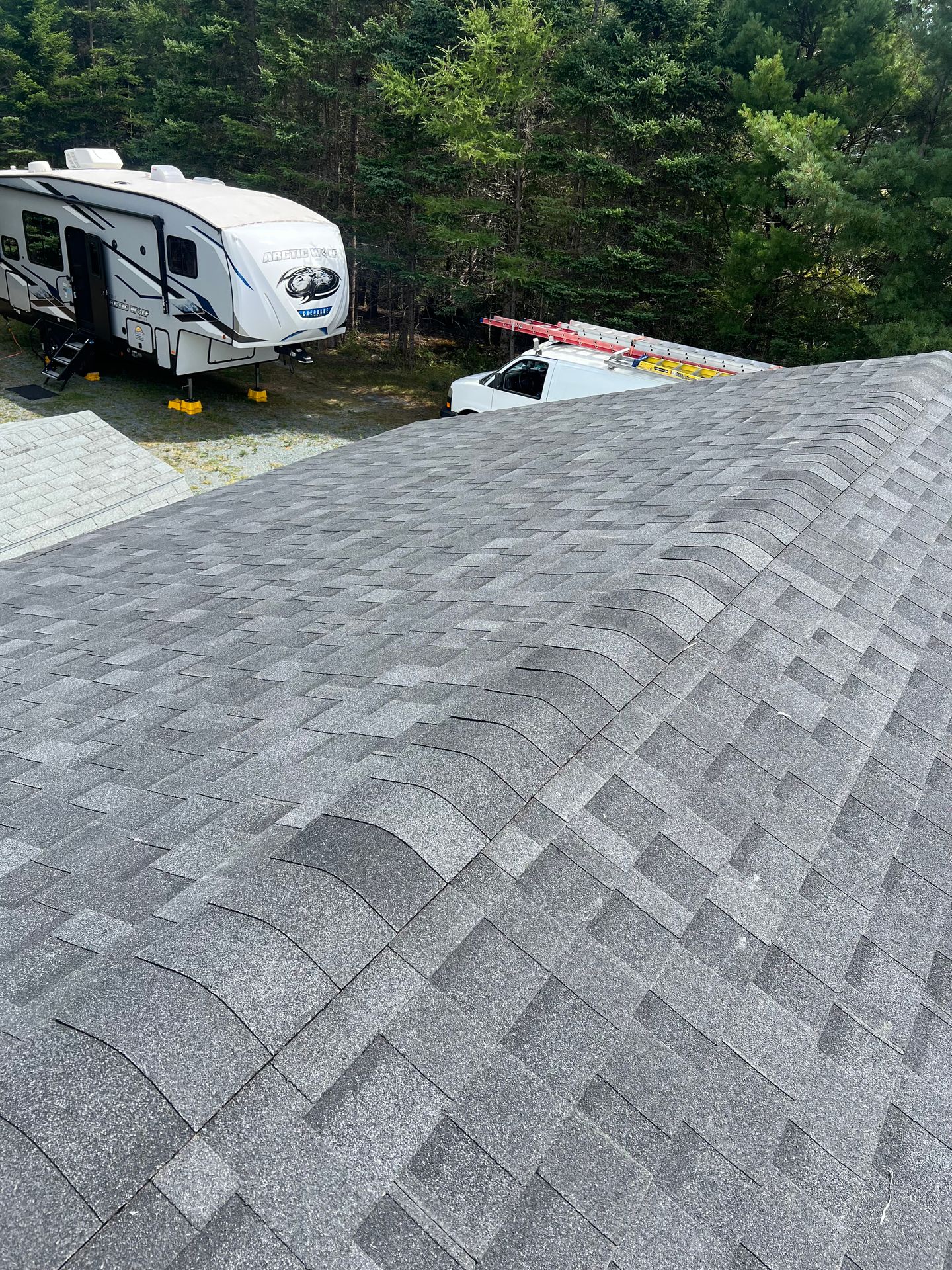New ridge vents and flashing details